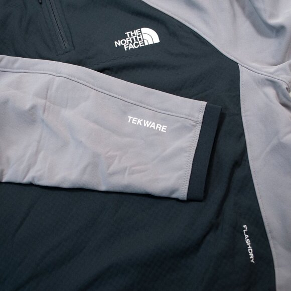The North Face Tekware Futurefleece Sweatshirt Top Womens XL Gray Pullover 0301D - Picture 6 of 8